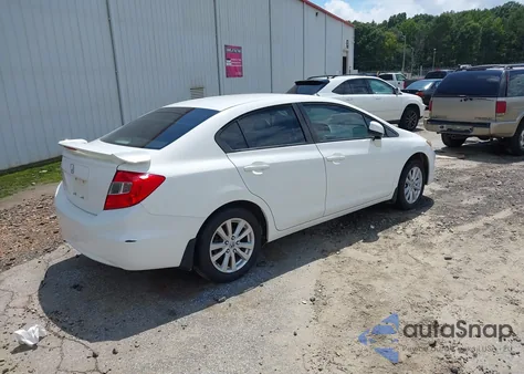 2012 Honda Civic Sdn Ex-L from USA, damaged, VIN 2HGFB2F90CH532534